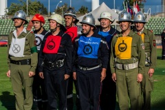 Die internationale Gruppe mit dem Verdener Angriffstruppführer Michael Knoop.