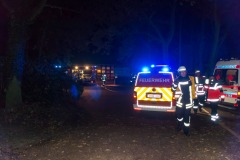 Einsatzkräfte vor Ort.