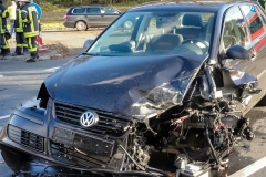 Schäden an einem der beteiligten Fahrzeuge.