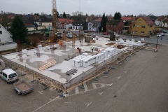 06.12.2017 - Fortlaufende Bauarbeiten am Tage nach der Grundsteinlegung.