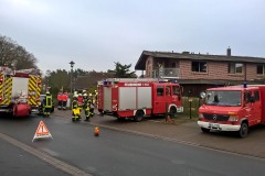 Einsatzkräfte an der Einsatzstelle.