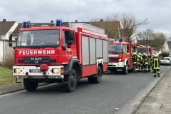 Einsatzkräfte an der Einsatzstelle.