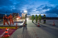 Einsatzkräfte vor Ort.