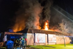 Brandausbreitung bei Eintreffen der ersten Kräfte.