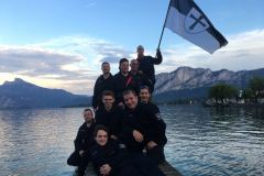 Das in Oberöstereich angetretene Team der Feuerwehr Verden: Michael Knoop, Tobias Fischer, Torben Voigt, Mirko Bremer, Tobias Jachmann, Steffen Wortmann, Sven Hilbig, Cedric Houben, Fritz Mankow (von links oben).