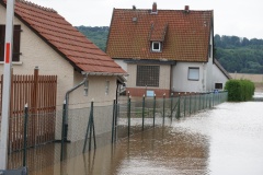 Das Wasser überflutete zahlreiche Häuser.