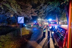 Einsatzkräfte vor Ort.