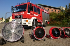 Hochleistungslüfter der Ortsfeuerwehr Verden.