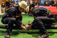 Neben Schnelligkeit war beim Wettbewerb auch fehlerfreies Arbeiten gefragt.