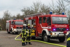 Einsatzkräfte vor Ort.