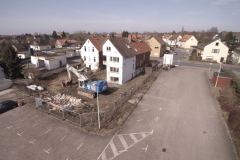 12.03.2017 - erste Arbeiten durch die Abrissfirma auf dem Grundstücken Lindhooper Straße 50 und 48.