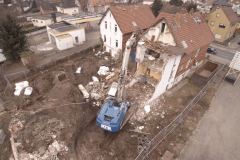 13.03.2017 - Beginn der Abrissarbeiten, Lindhooper Straße 50.