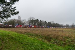 Einsatzkräfte an der Einsatzstelle.