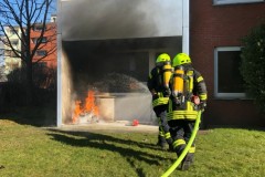 Löscharbeiten am Schwarzen Berg.