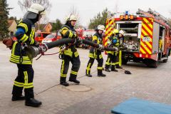 Die Prüflinge musste ihr Wissen neben einer theoretischen Prüfung auch praktisch unter Beweis stellen.