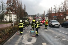 Einsatzstelle Lindhooper Straße, Verden. Einsatzstelle Lindhooper Straße, Verden.