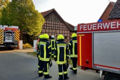 Einsatzkräfte vor Ort.