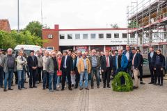 Richtfest des Verdener Feuerwehrhauses mit Mitgliedern der Ortsfeuerwehr sowie des Stadtrates und der Stadtverwaltung.