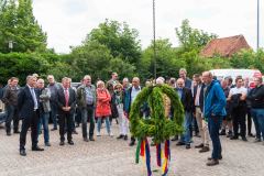 Richtfest des Verdener Feuerwehrhauses mit Mitgliedern der Ortsfeuerwehr sowie des Stadtrates und der Stadtverwaltung.