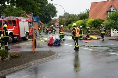 Einsatzkräfte an der Einsatzstelle. (KFV/Oestmann)