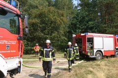 Einsatzkräfte aus Kirchlinteln und Verden  vor Ort.
