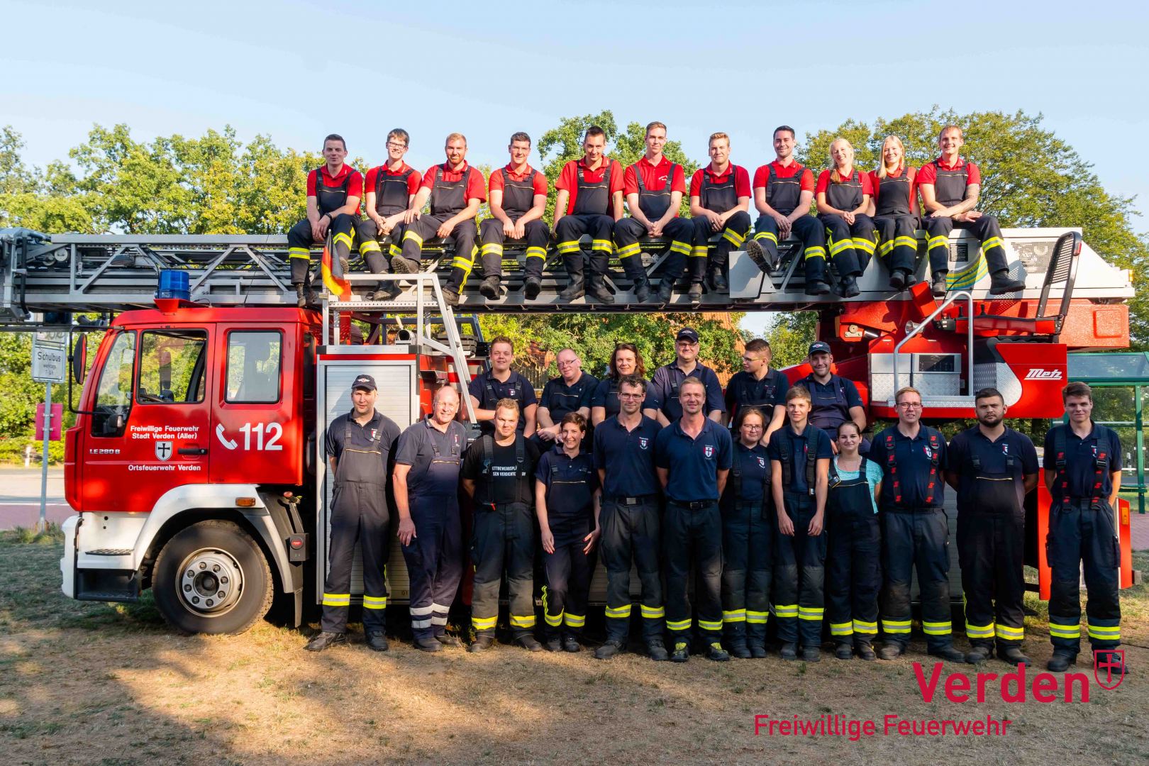 Gruppenbild der drei teilnehmenden Verdener Wettbewerbsgruppen.