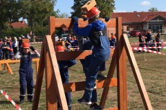 Geschicklichkeit und Wissen wurden beim Kreis-Spiel ohne Grenzen von den Kindern und Jugendlichen gefordert.