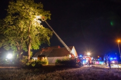 Die Einsatzstelle in Hassel (Foto: Feuerwehr Hassel).