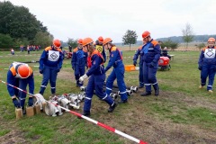Feuerwehrkönnen und -wissen wurden bei den Teilnehmern geprüft, ...