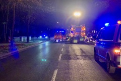 Einsatzkräfte an der Einsatzstelle.