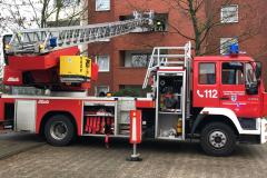 Auch die Drehleiter kam zum Einsatz.