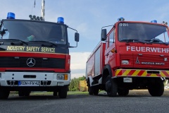 Fahrzeuge der Firma FTRC - Feuerwehr Trainings und Rettungs Center.