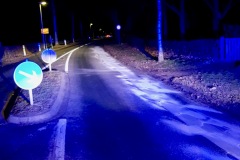 Die abgestreute Ölspur.