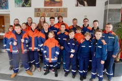 Die Jugendfeuerwehren Hönisch-Hutbergen und Walle beim Kreisquizturnier in der Oberschule Dörverden.