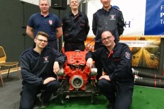Waren am Samstag für die Feuerwehren der Stadt Verden am Start: Tobias Jachmann, Patrick Feuße, Daniel Teubert, Steffen Wortmann und Torben Voigt (von links)