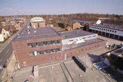 07. April - Blick aus luftiger Höhe auf den Neubau.