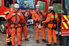 Gemeinsame Übung der Langwedeler und Verdener Absturzsicherungsgruppen.