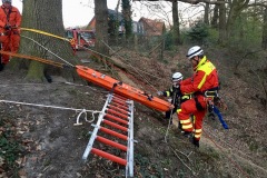 Gemeinsame Übung der Langwedeler und Verdener Absturzsicherungsgruppen.
