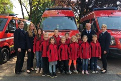 Die Kinderfeuerwehren Scharnhorst und Walle mit ihren Betreuern.
