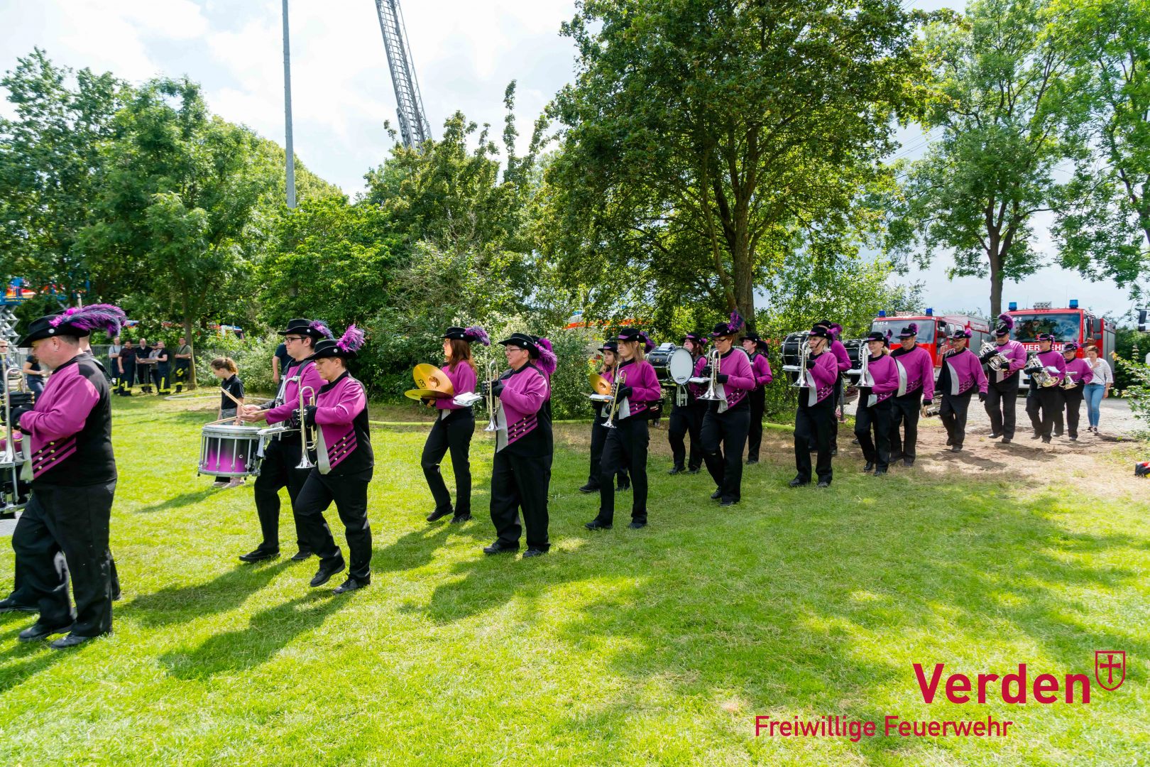 Die FMC-Showband spielte am Nachmittag einige Stücke aus ihrem aktuellen Programm.