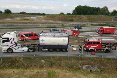 Das "GTLF" zusammen mit den Verdener Einsatzfahrzeugen.