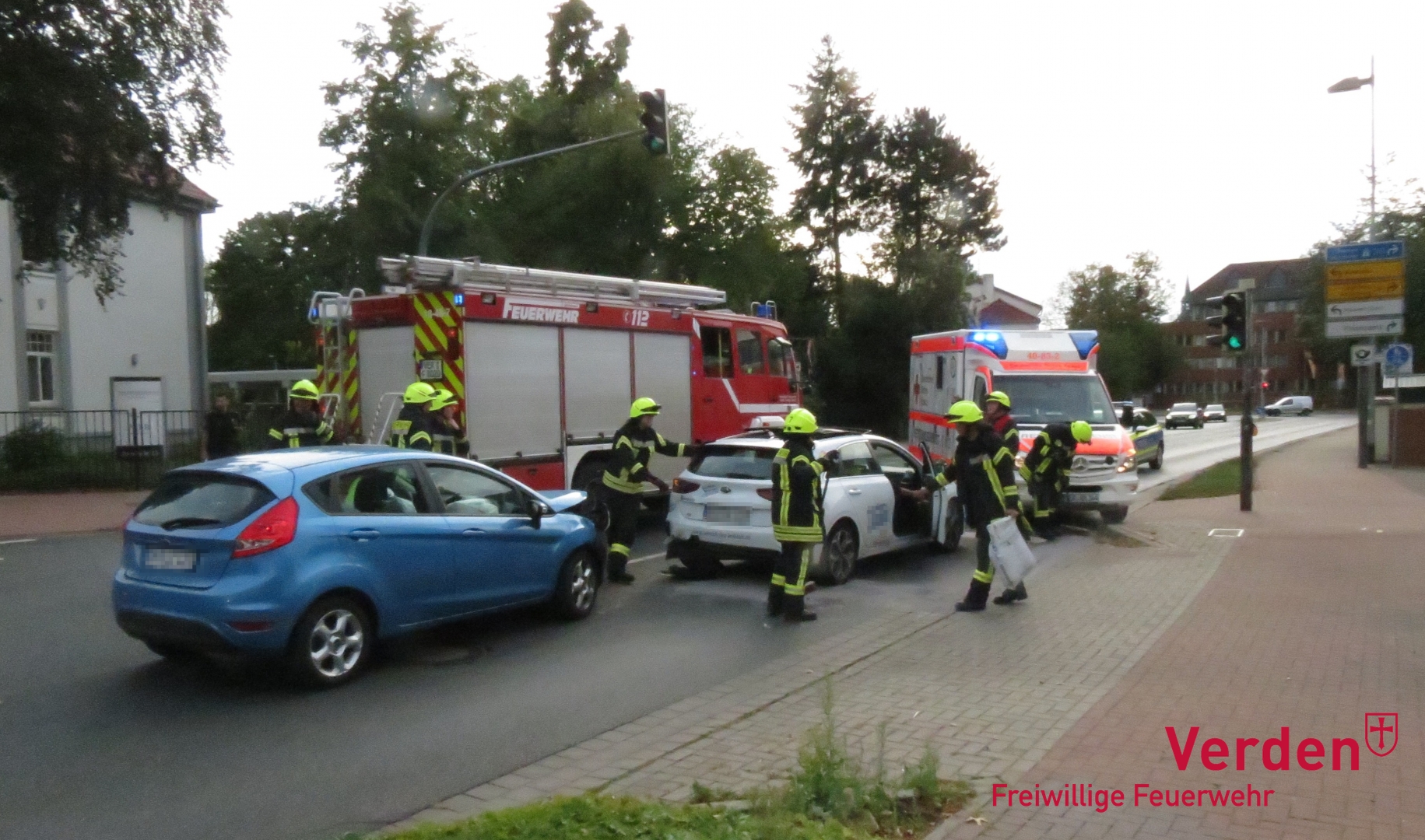 Die Unfallstelle an der Lindhooper Straße.
