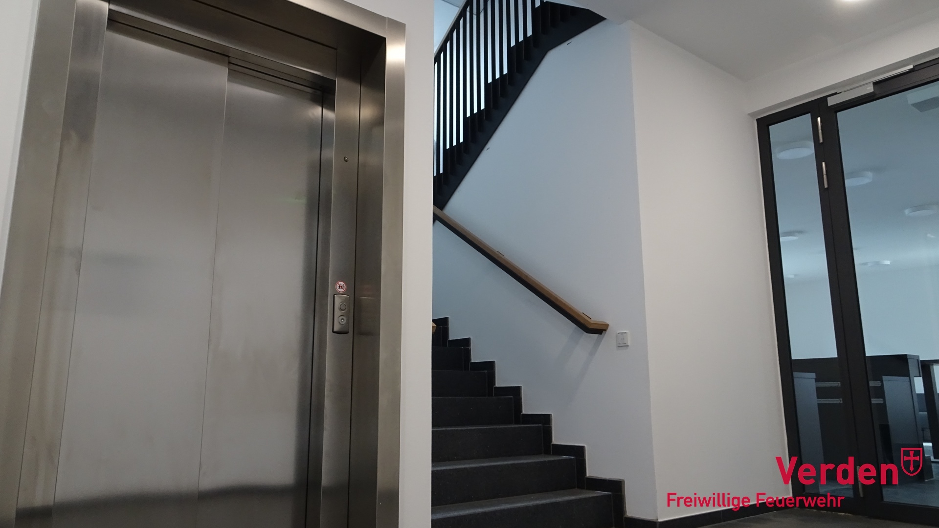 29.02.2020 - Blick in das Treppenhaus.