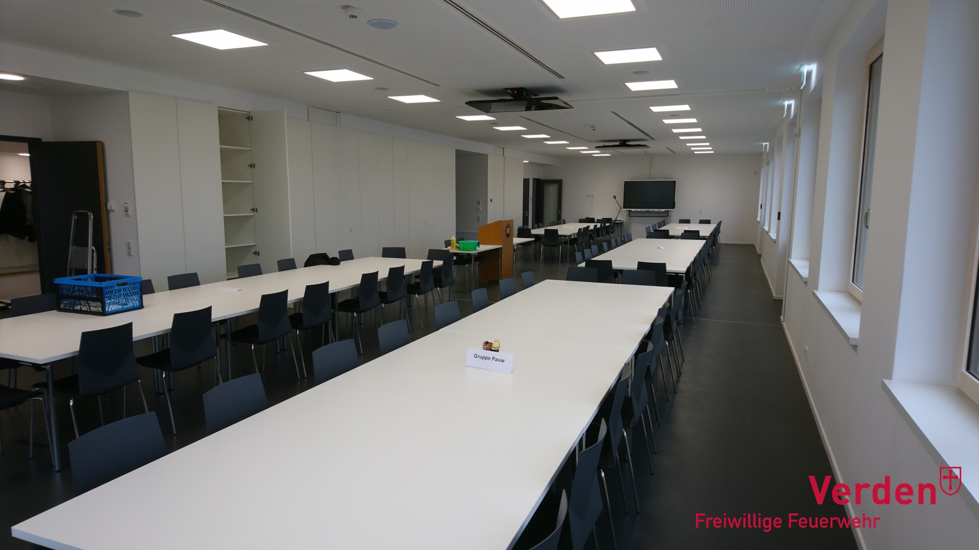 06.03.2020 - Blick in den neu eingerichteten Unterrichts- und Tagungsraum.