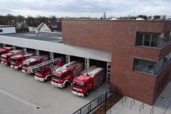 Blick auf den 1. Bauabschnitt des Neubaus.