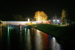 Schiffshavarie auf der Weser bei Dörverden.