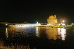 Schiffshavarie auf der Weser bei Dörverden.