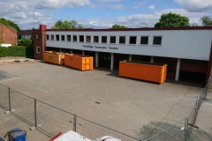 Blick auf das Feuerwehrhaus kurz vor dem Abriss (Mai 2020).