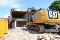 Stand der Abrissarbeiten am 06. Juni 2020.