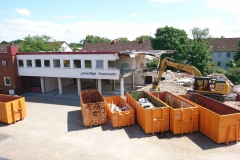 Stand der Abrissarbeiten am 06. Juni 2020.